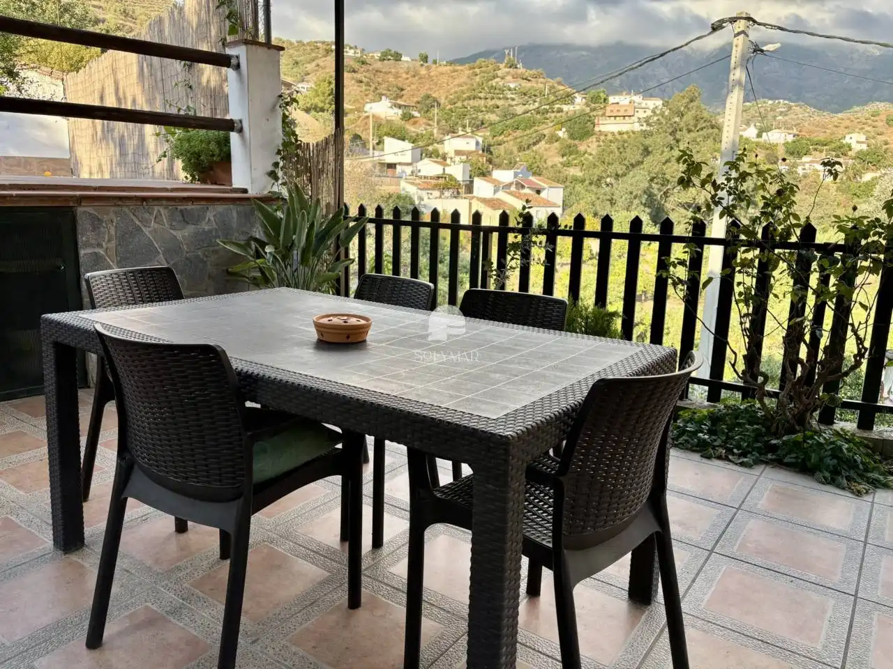 Terraza de Casa o chalet de alquiler en Canillas de Aceituno con Aire acondicionado, Calefacción y Jardín privado