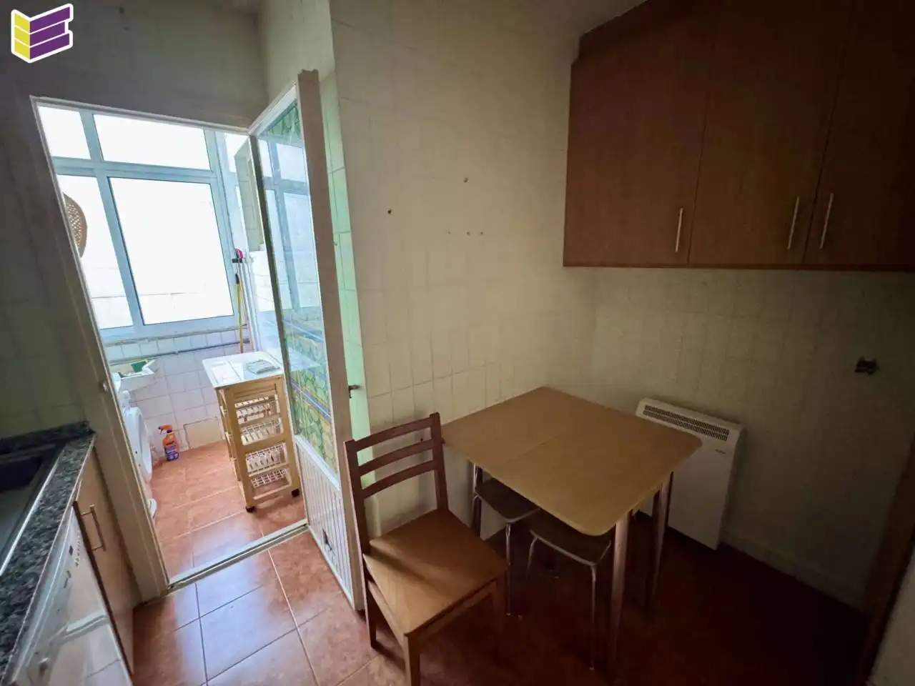 Cocina de Piso en venta en Baiona con Calefacción, Parquet y Amueblado