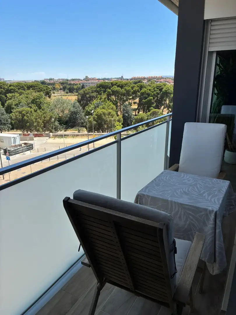 Balcony of Flat for sale in Zaragoza  with Air Conditioner, Heating and Terrace