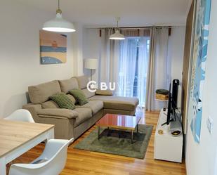 Living room of Flat for sale in Ribeira  with Heating, Terrace and Furnished