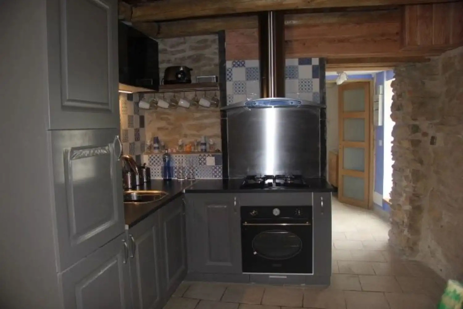 Kitchen of Houses for sale in Bierge  with Heating, Private garden and Storage room