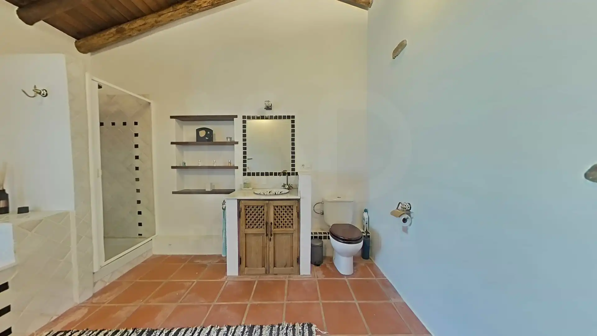 Baño de Casa o chalet en venta en Cortes de la Frontera con Aire acondicionado, Calefacción y Terraza