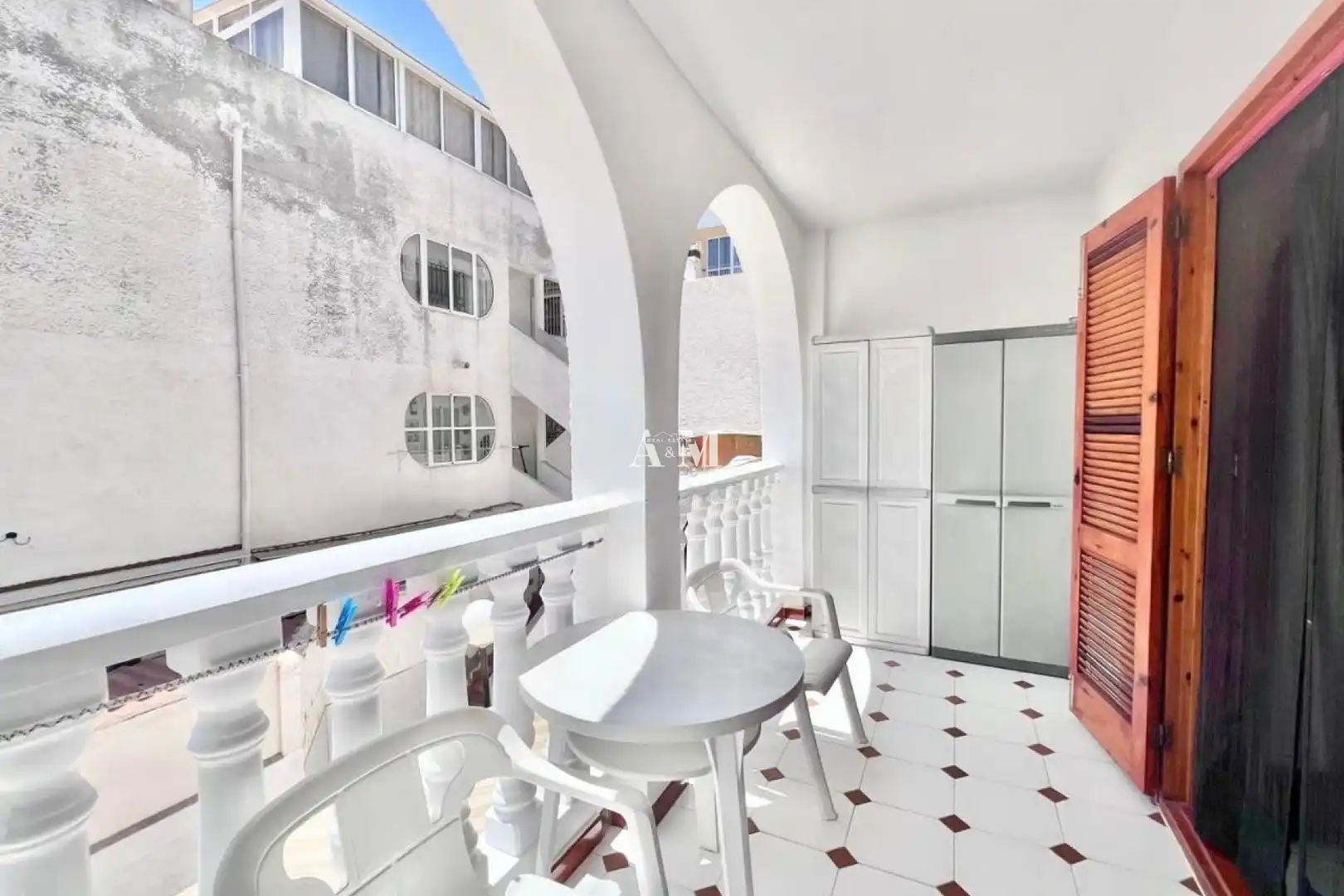 Terrasse von Wohnung zur Miete in Torrevieja mit Terrasse, Möbliert und Waschmaschine
