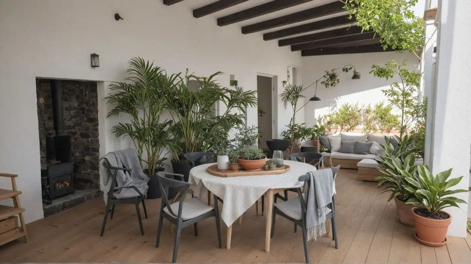 Terraza de Casa o chalet en venta en Dénia con Aire acondicionado, Calefacción y Jardín privado