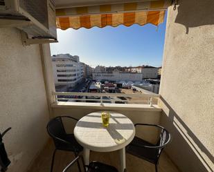 Balcony of Flat to rent in Torrevieja  with Air Conditioner, Terrace and Furnished