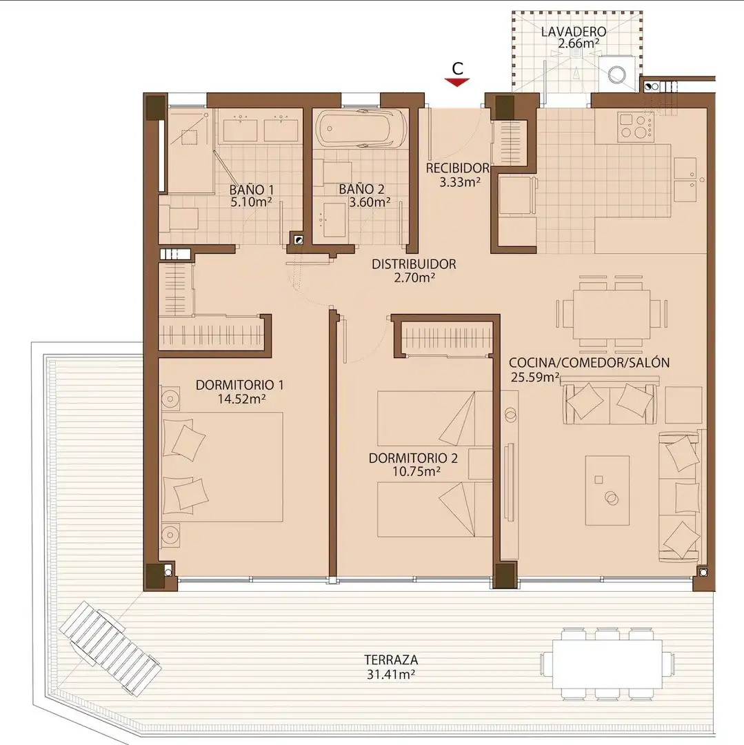 Apartment mit Pool zum Verkauf in Torreblanca del Sol, imagen 22
