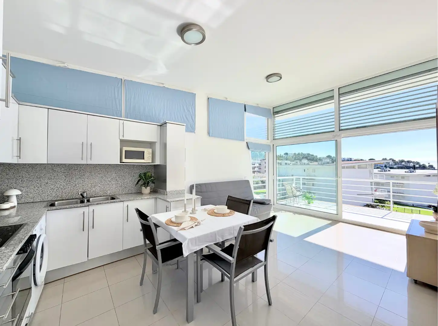Kitchen of Flat for sale in Almadrava - Canyelles - Puig-Rom