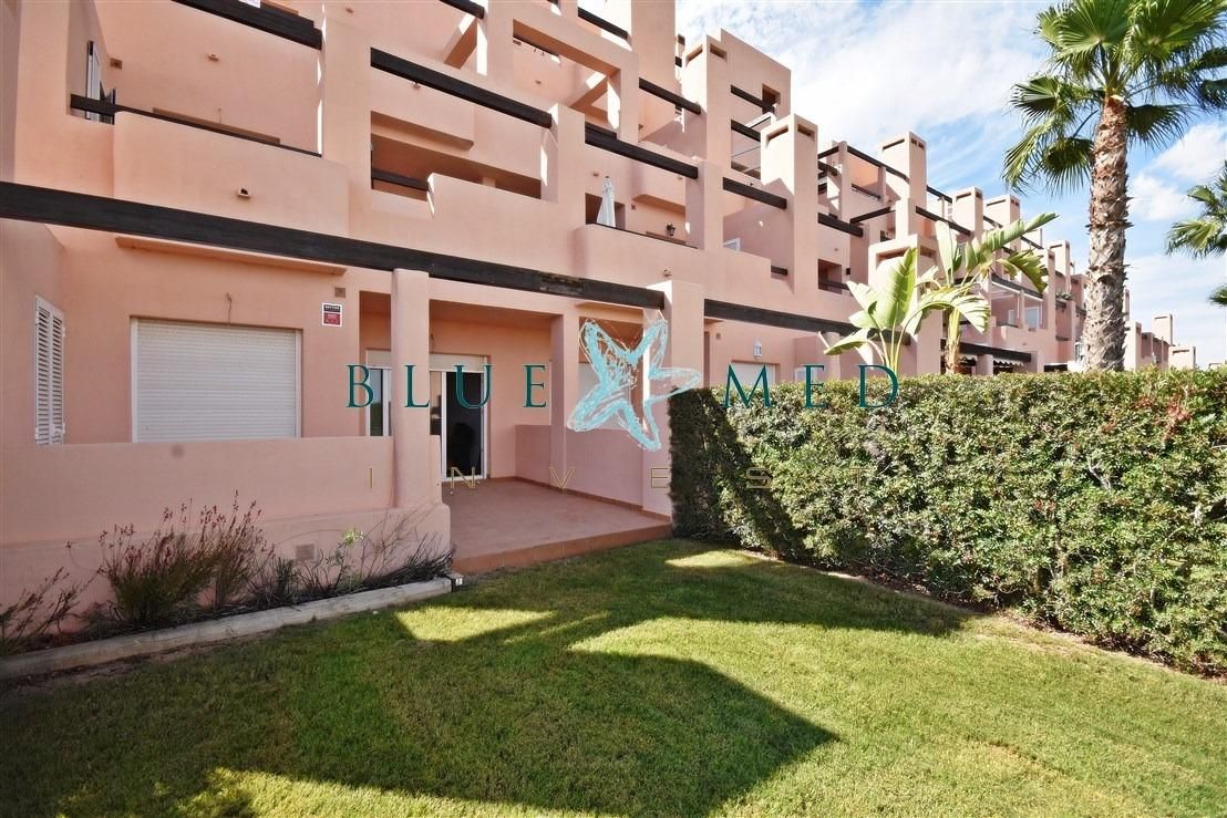 Vista exterior de Apartament en venda en Alhama de Murcia amb Jardí privat, Terrassa i Piscina comunitària