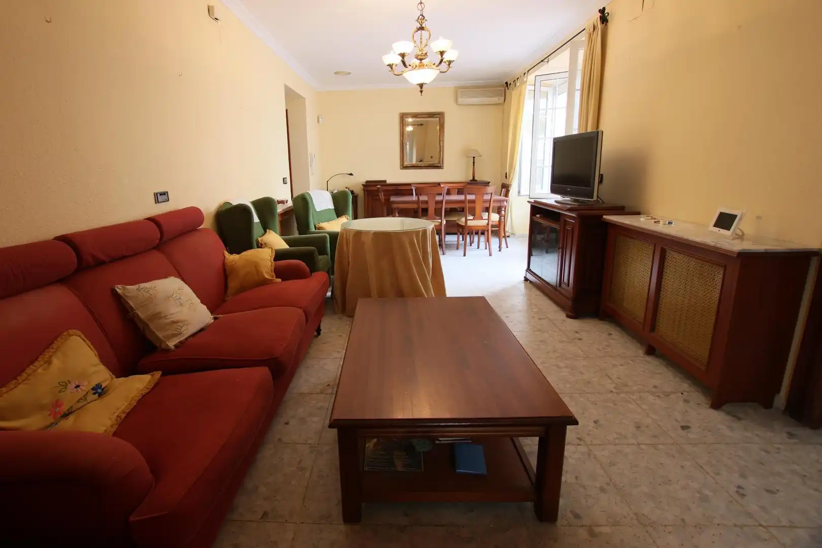 Sala de estar de Casa o chalet en venta en Montijo con Aire acondicionado, Calefacción y Terraza