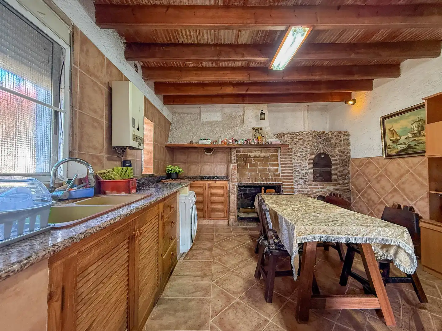 Küche von Country house zum Verkauf in Sant Joan de Moró mit Privatgarten