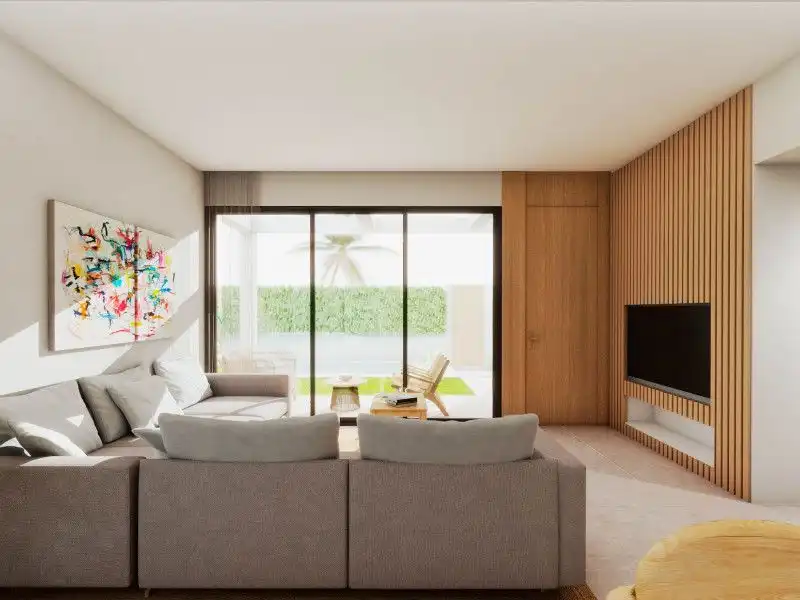 Sala de estar de Casa o chalet en venta en Rojales con Jardín privado, Terraza y Piscina