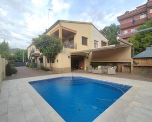 Swimming pool of Single-family semi-detached for sale in Vallgorguina  with Air Conditioner, Terrace and Storage room