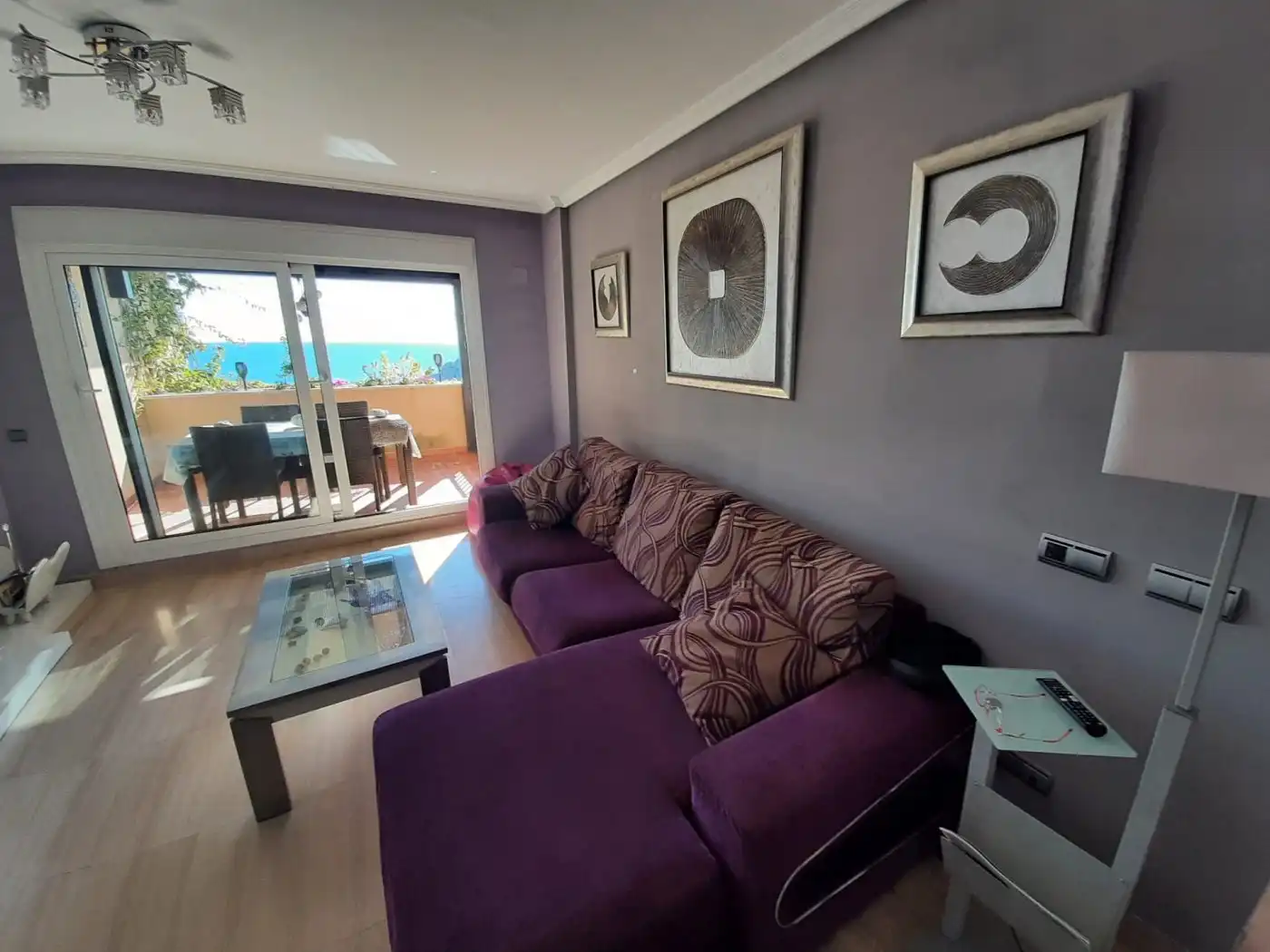 Sala de estar de Ático en venta en Águilas con Aire acondicionado, Calefacción y Terraza