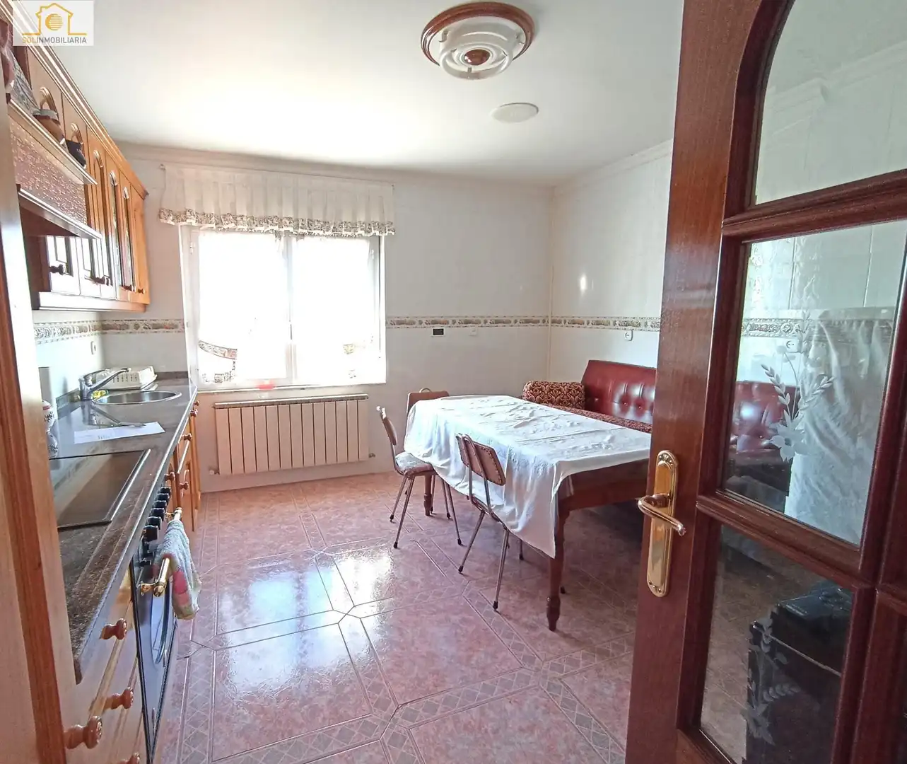 Cocina de Casa o chalet en venta en Villanueva de las Manzanas con Calefacción, Jardín privado y Parquet