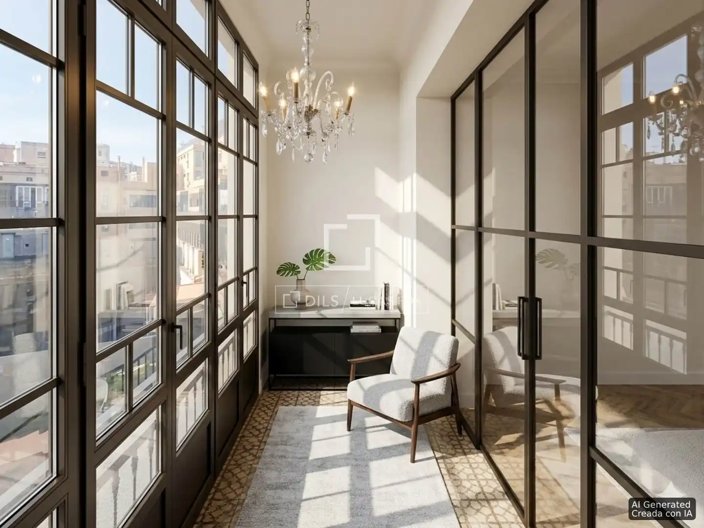 Living room of Flat for sale in Barcelona  with Terrace and Balcony