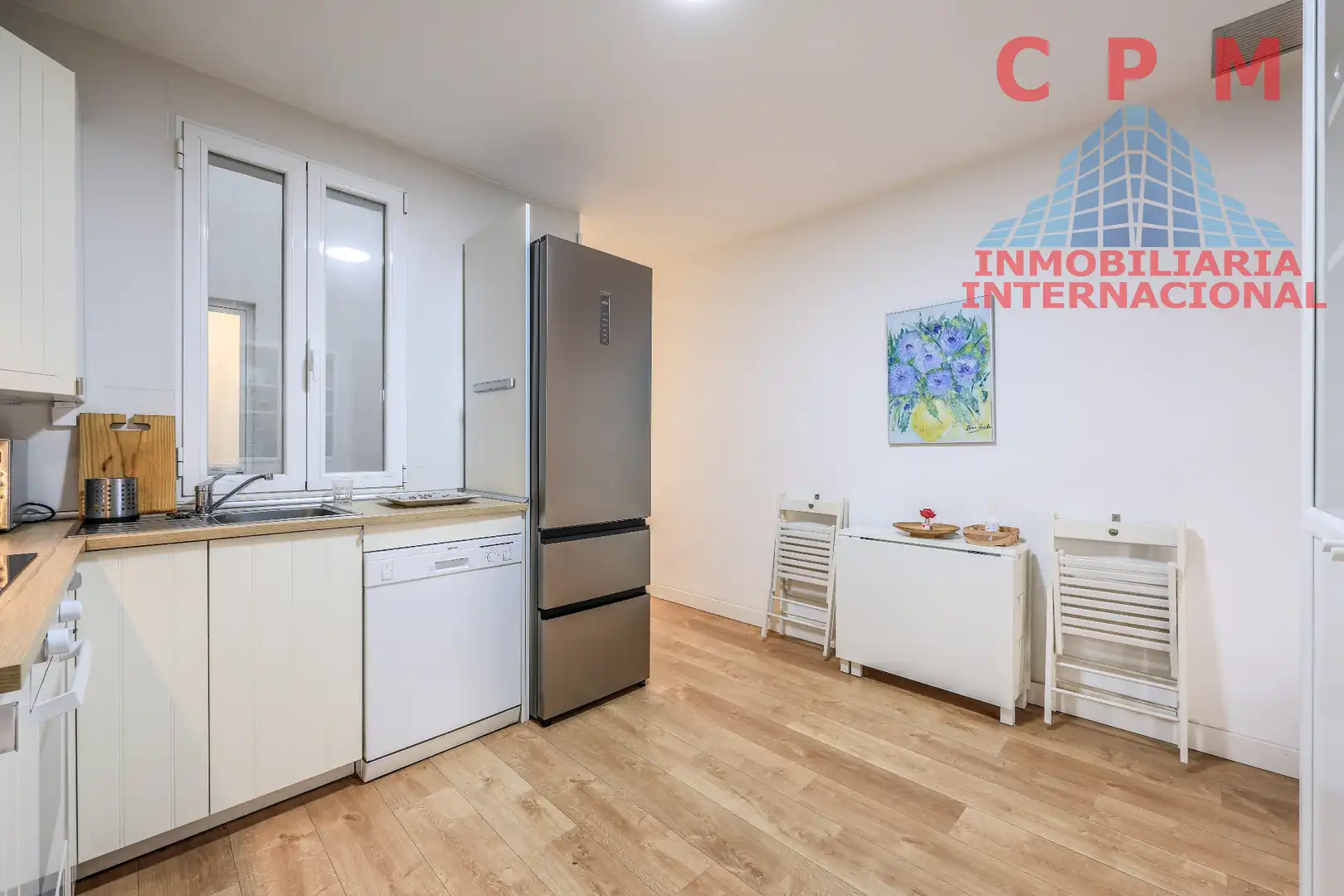 Küche von Wohnung zur Miete in Madrid mit Klimaanlage, Heizung und Parkett
