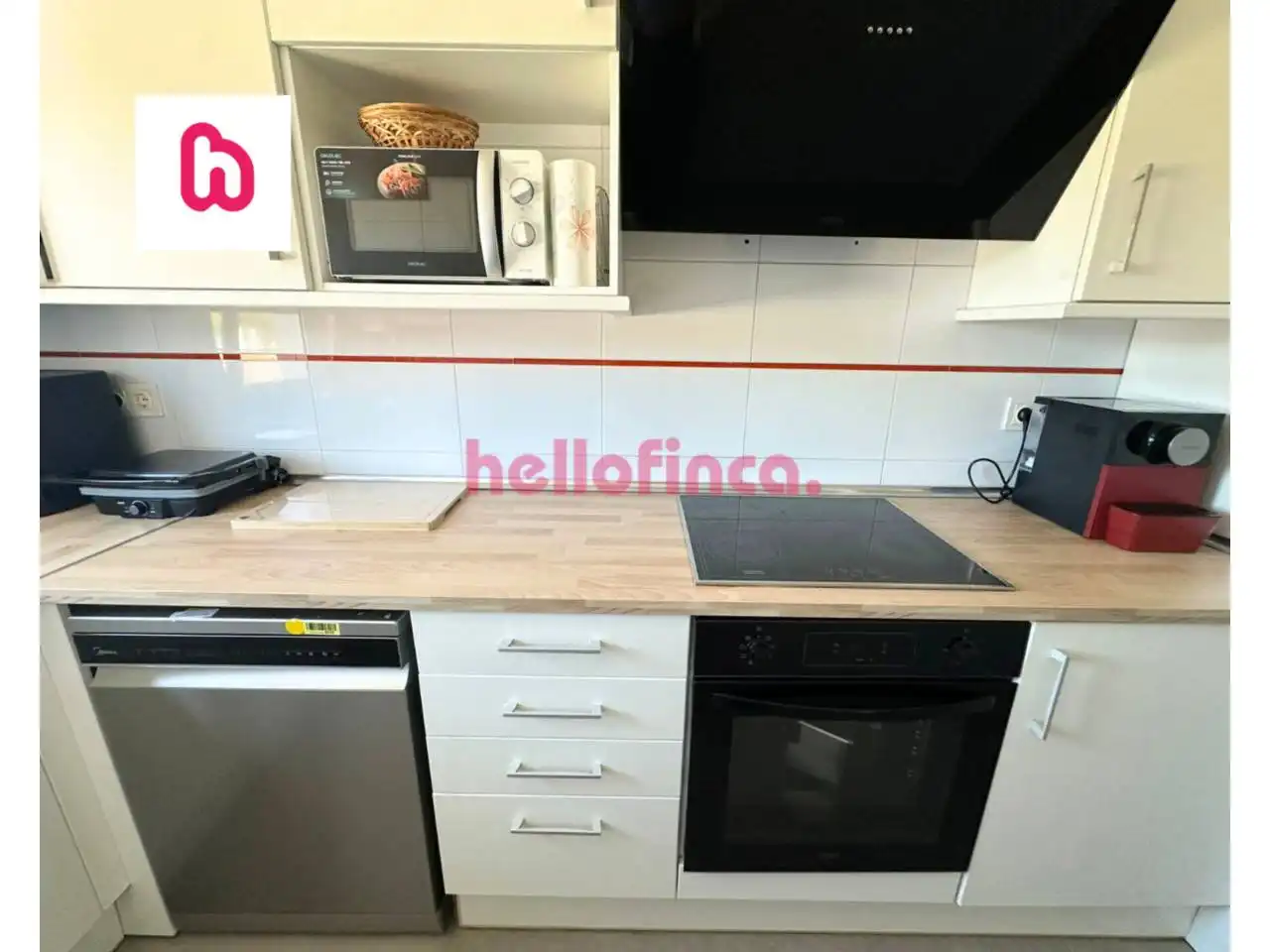 Cocina de Piso en venta en L'Ametlla de Mar  con Aire acondicionado, Amueblado y Balcón