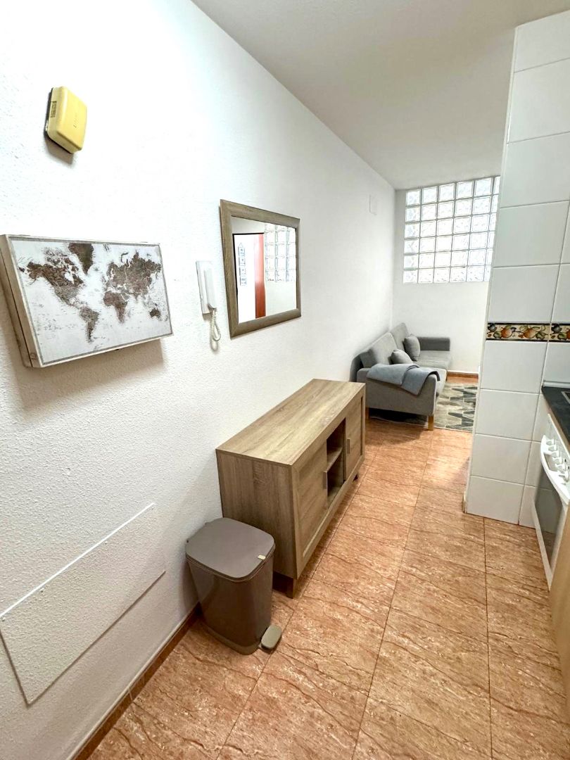 Sala d'estar de Pis de lloguer en El Ejido amb Aire condicionat, Calefacció i Jardí privat