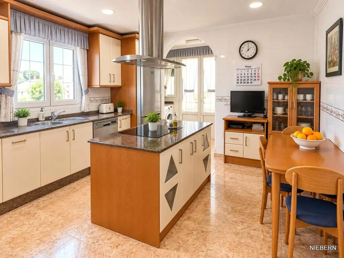 Cocina de Casa o chalet en venta en Cartagena con Aire acondicionado, Jardín privado y Terraza