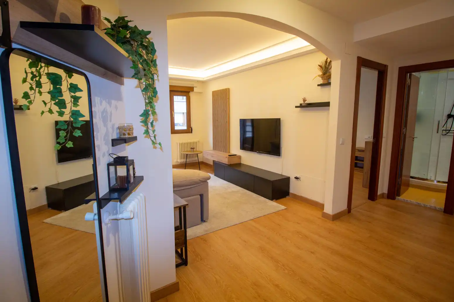 Sala de estar de Piso de alquiler en Gijón  con Calefacción, Terraza y Trastero
