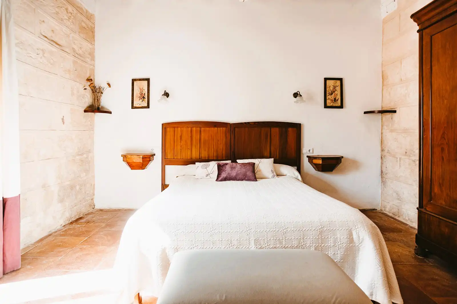 Schlafzimmer von Country house zum Verkauf in Ferreries mit Klimaanlage, Privatgarten und Terrasse