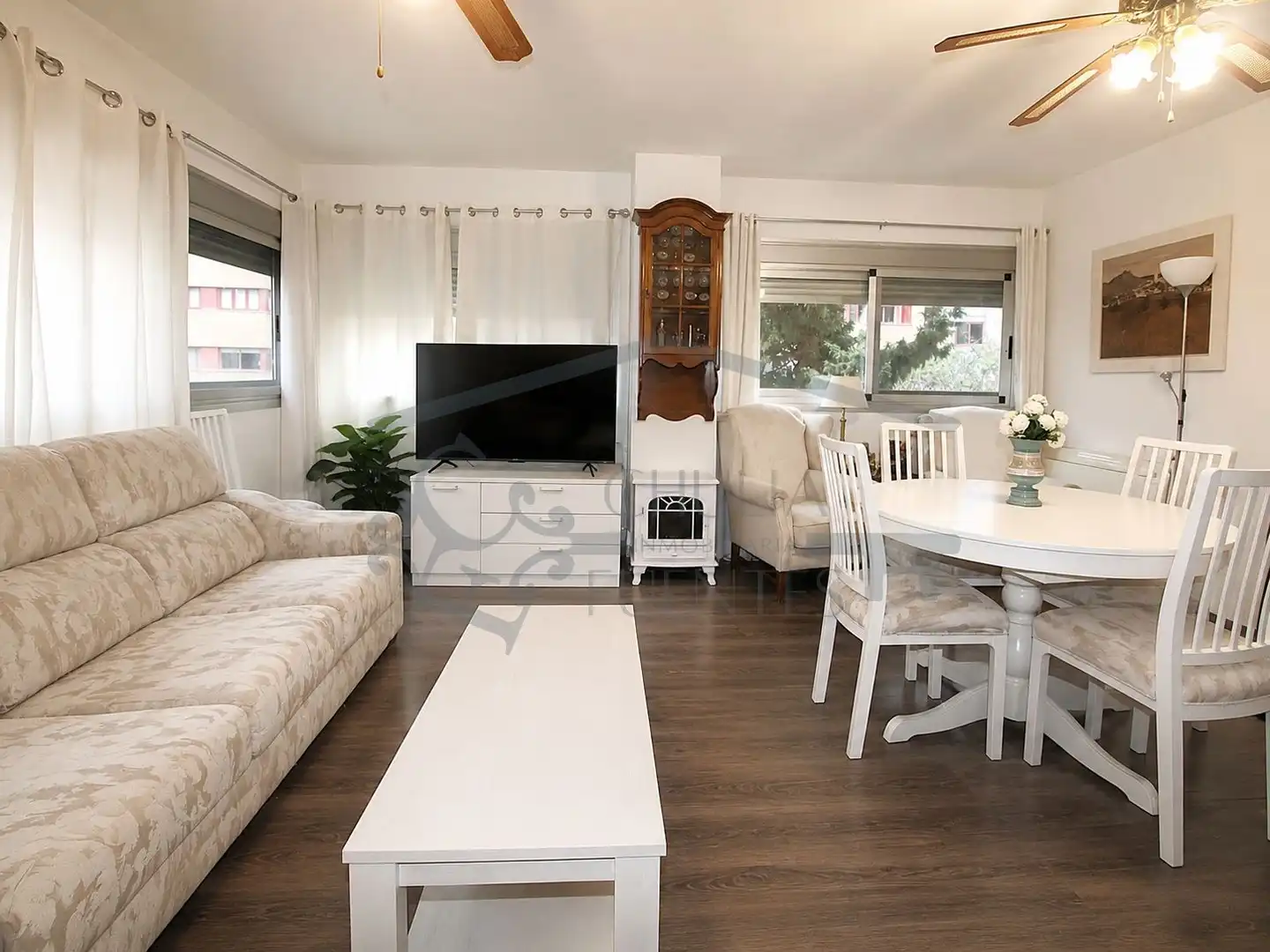 Sala de estar de Piso en venta en Valencia con Aire acondicionado, Parquet y Horno