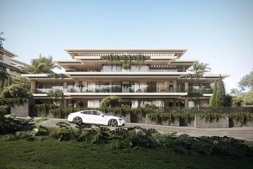 Exterior view of Apartments for sale in Estepona  with Air Conditioner, Heating and Private garden