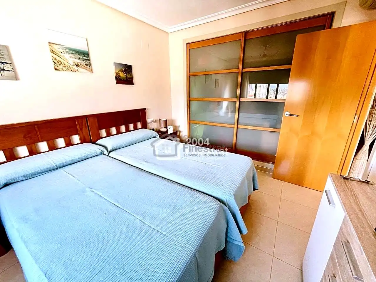 Schlafzimmer von Wohnung zum Verkauf in Villajoyosa / La Vila Joiosa mit Klimaanlage, Terrasse und Möbliert