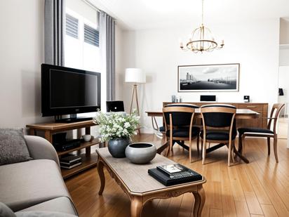 Living room of Apartment for sale in  Barcelona Capital  with Air Conditioner, Heating and Terrace
