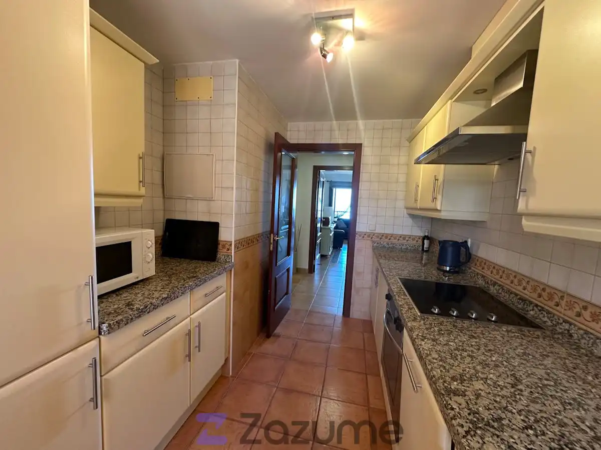 Kitchen of Flat for rent in Mijas  with Private garden, Terrace and Swimming Pool