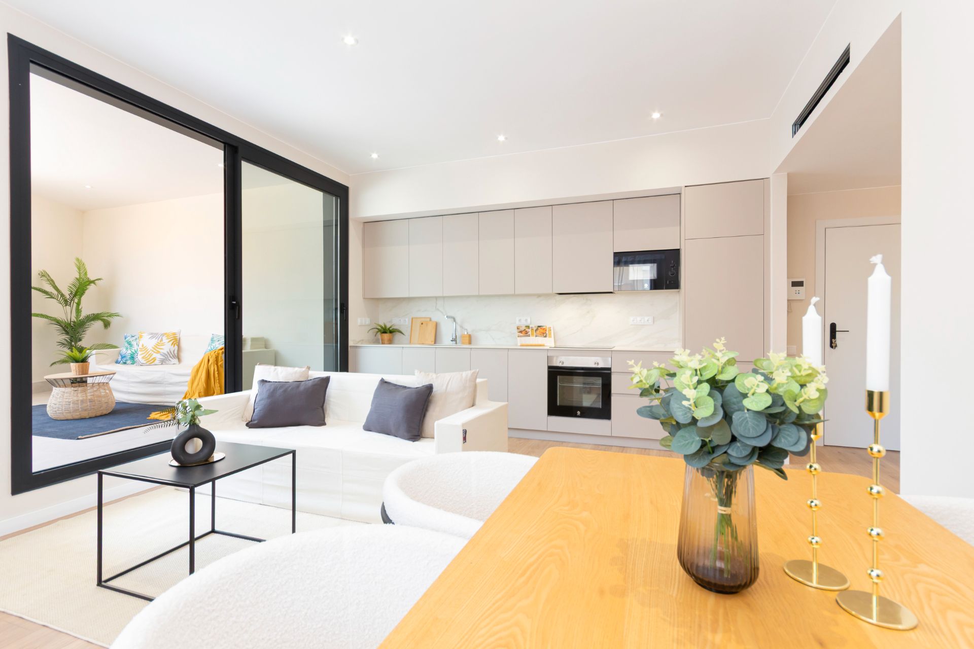 Living room of Flat for sale in Terrassa  with Air Conditioner, Heating and Terrace