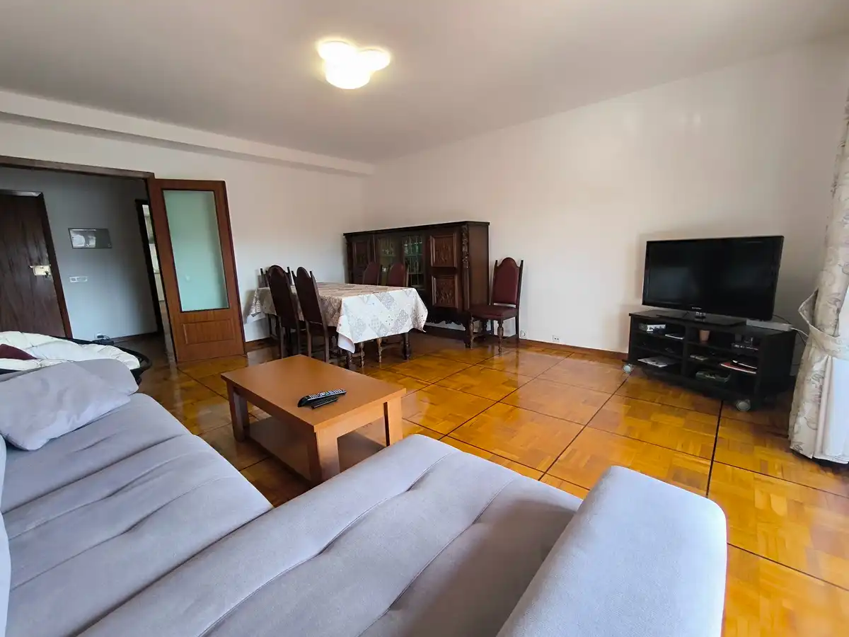 Living room of Flat for rent in Vilagarcía de Arousa  with Heating, Parquet flooring and Furnished