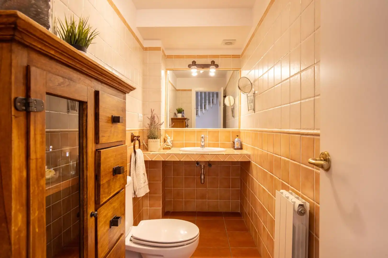 Badezimmer von Haus oder Chalet zum Verkauf in Viladecavalls mit Klimaanlage, Heizung und Privatgarten