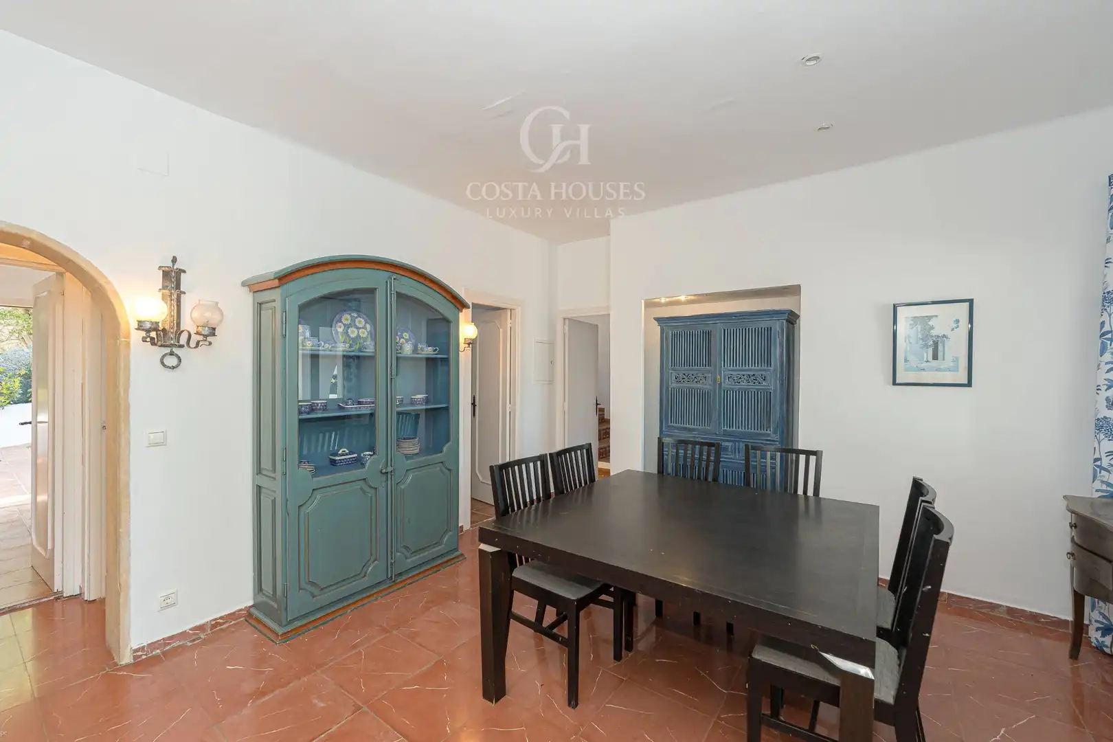 Comedor de Casa o chalet en venta en Moraira con Aire acondicionado, Calefacción y Jardín privado