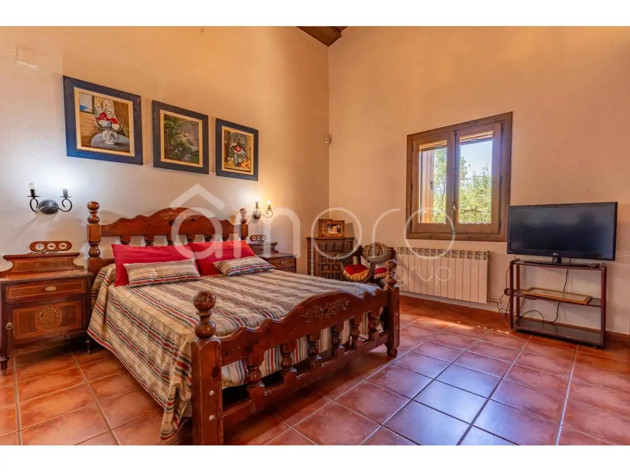 Habitación de Finca rústica en venta en Vilallonga del Camp con Calefacción, Jardín privado y Terraza