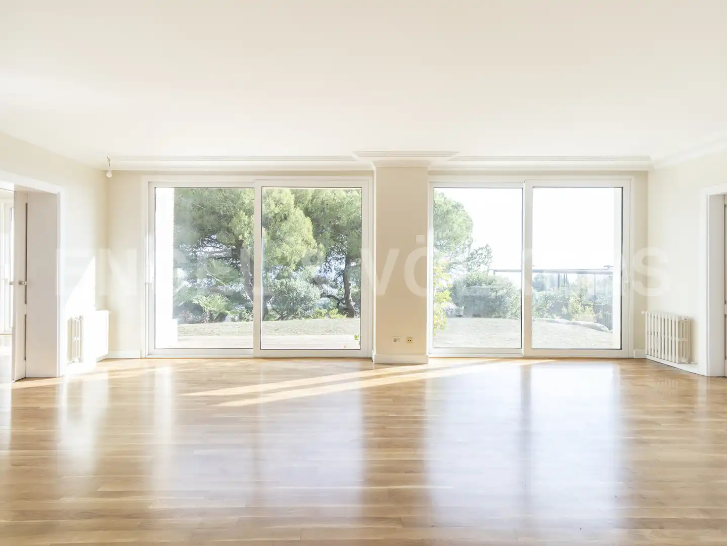 Living room of Houses for rent in Barcelona  with Air Conditioner, Heating and Private garden