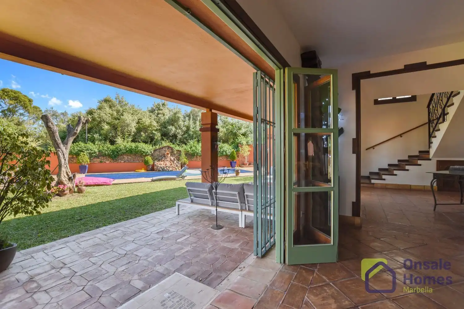 Jardí de Casa o xalet en venda en Marbella amb Aire condicionat, Jardí privat i Terrassa