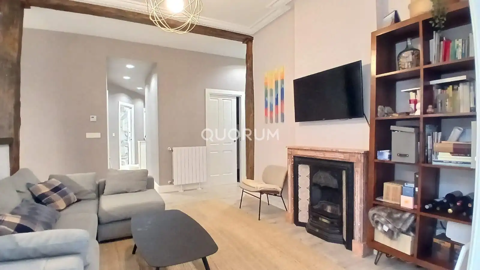 Sala de estar de Piso en venta en Bilbao  con Calefacción