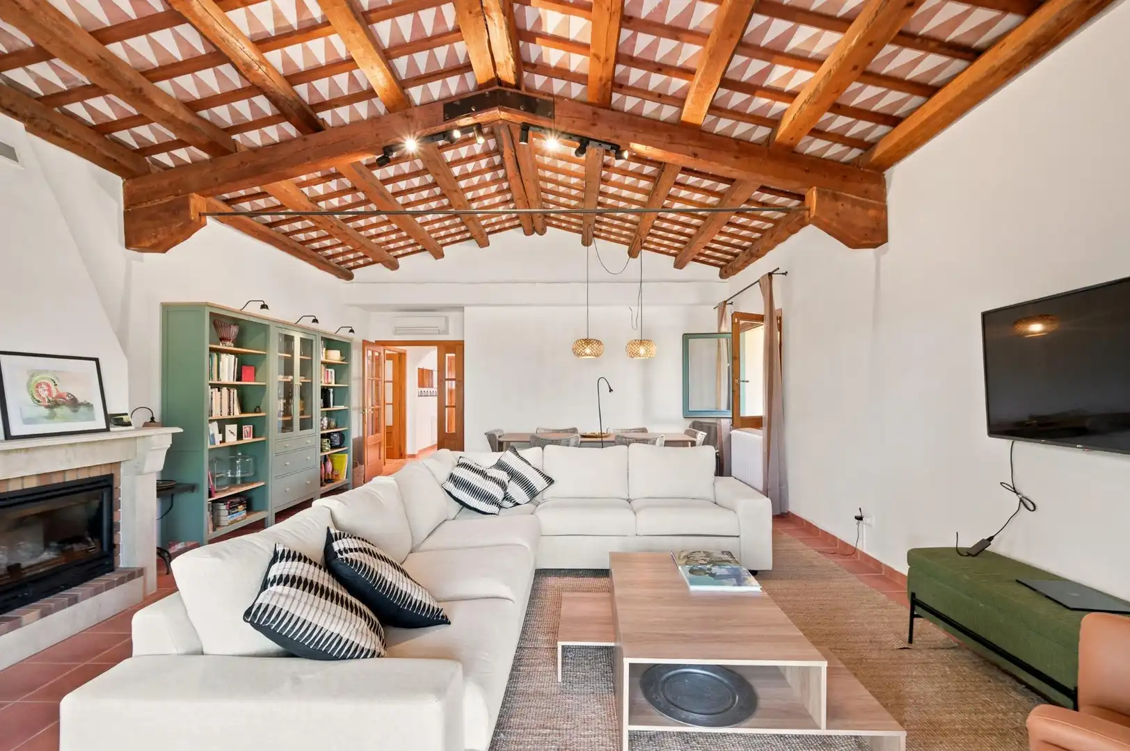 Sala de estar de Casa o chalet de alquiler en Peralada, Girona