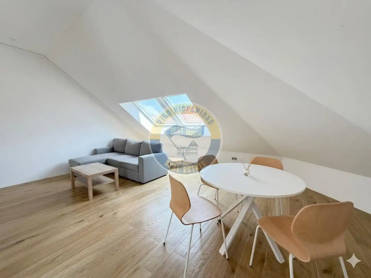 Sala d'estar de Àtic de lloguer en Vigo 