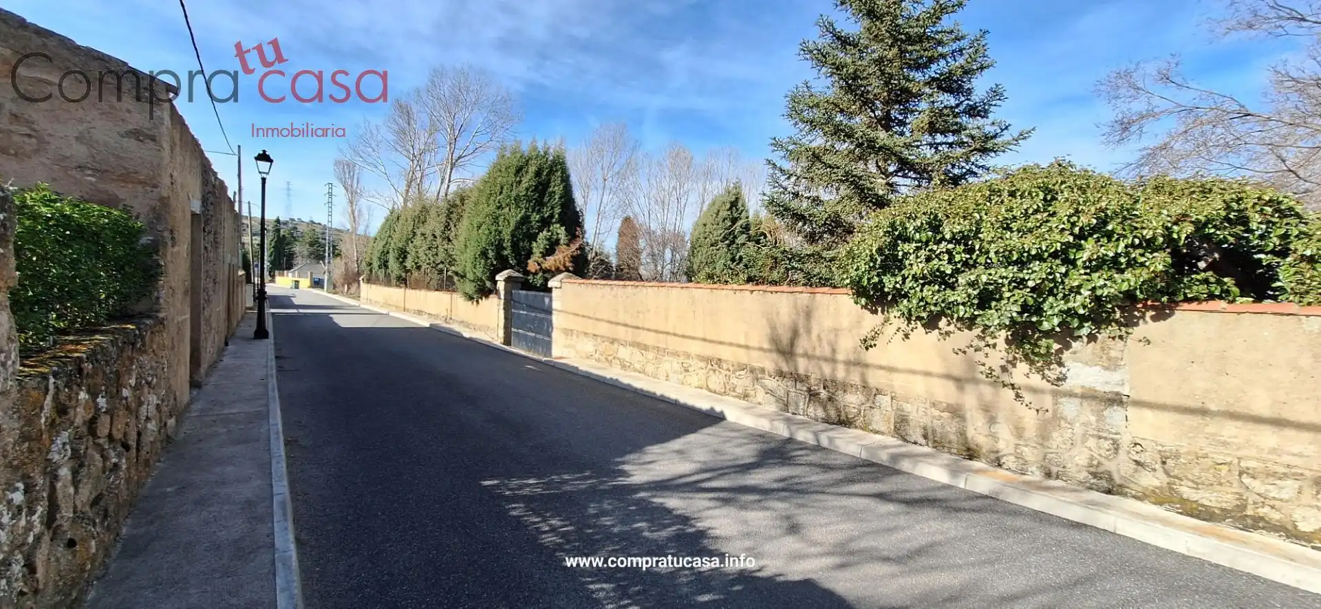 Exterior view of Houses for sale in Otero de Herreros  with Private garden, Storage room and Furnished