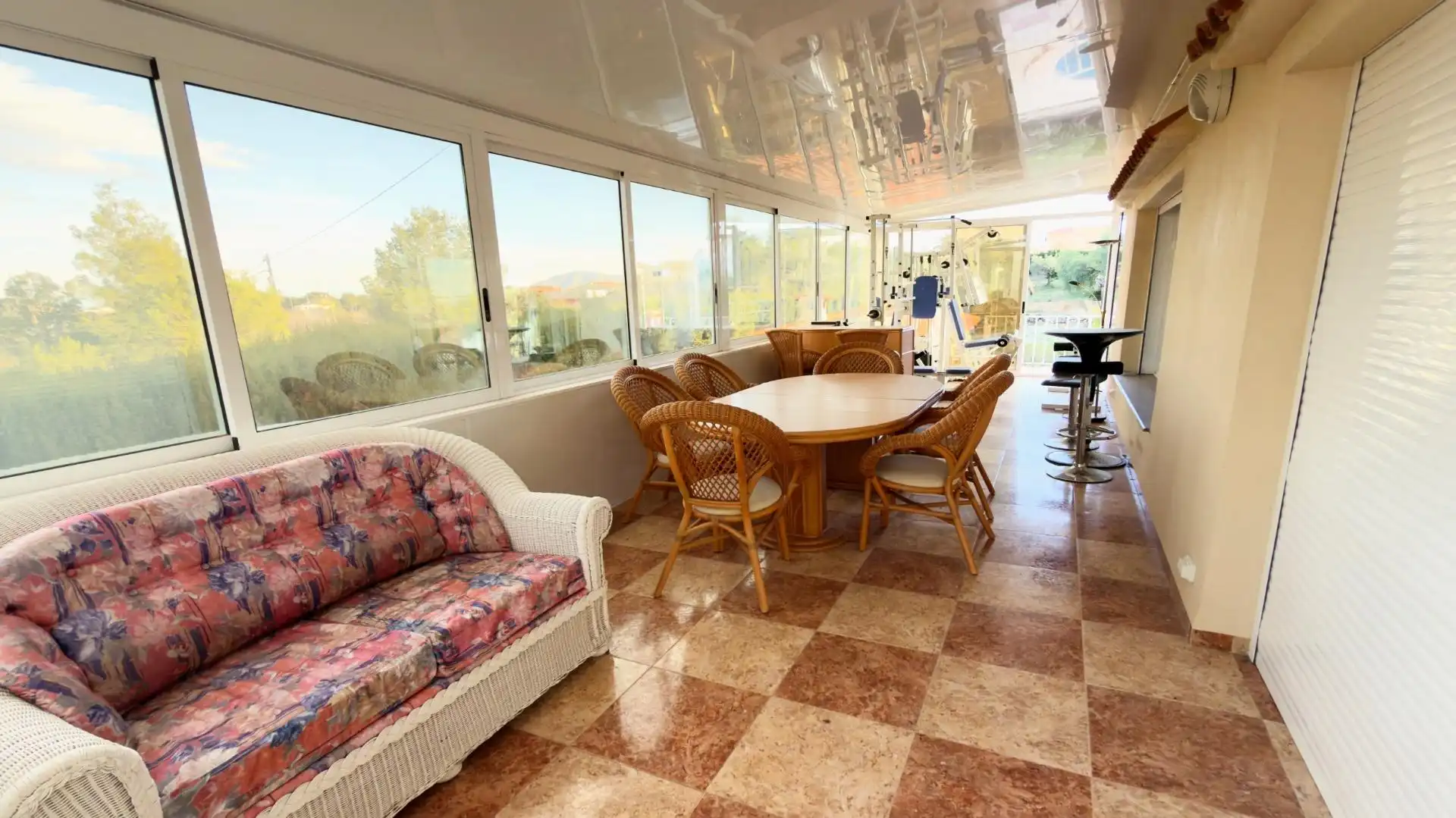 Terraza de Casa o chalet en venta en La Nucia con Aire acondicionado, Jardín privado y Terraza
