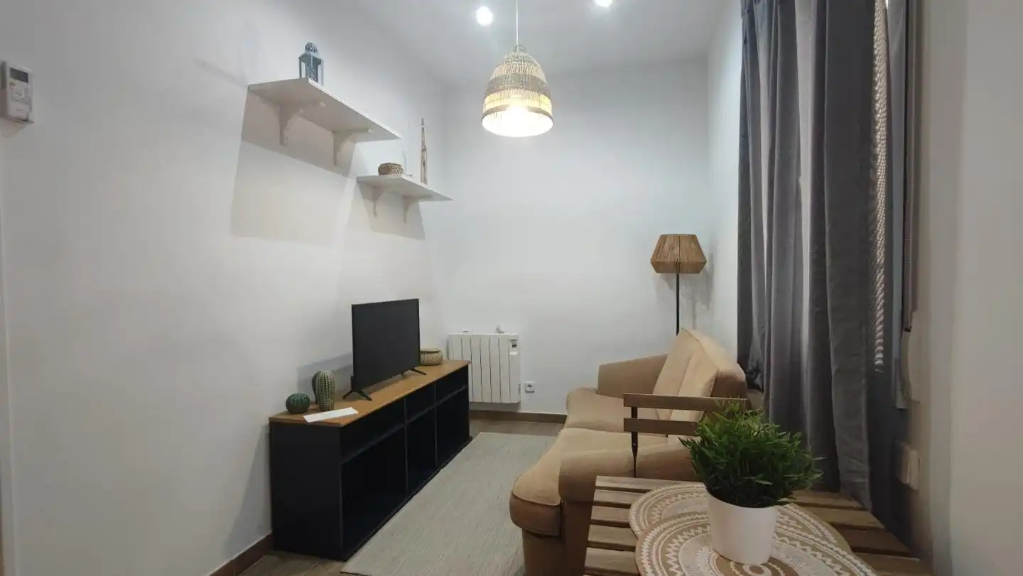 Wohnzimmer von Wohnung zur Miete in Madrid mit Klimaanlage, Heizung und Möbliert