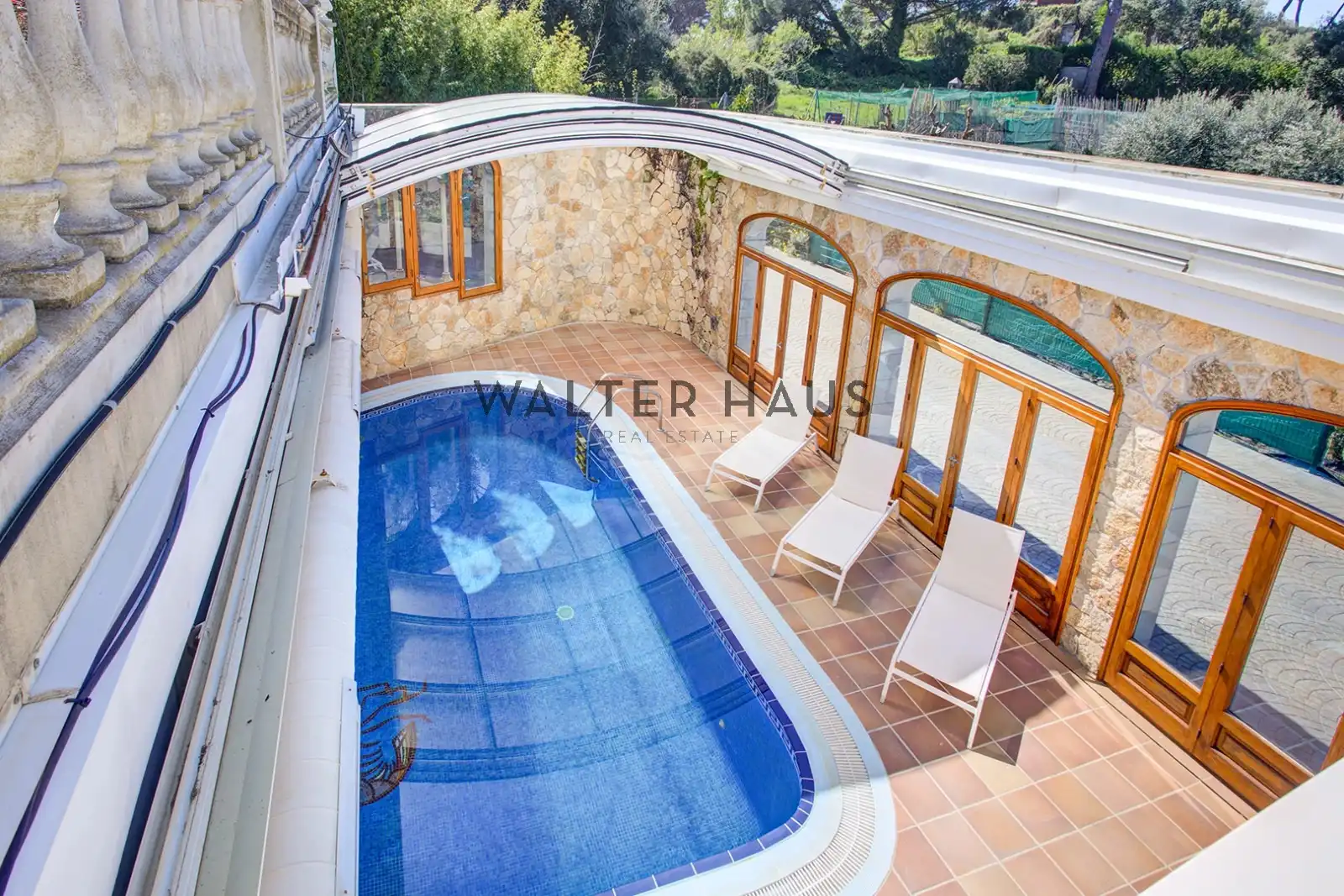 Piscina de Finca rústica en venta en Sant Feliu de Guíxols con Aire acondicionado, Jardín privado y Terraza