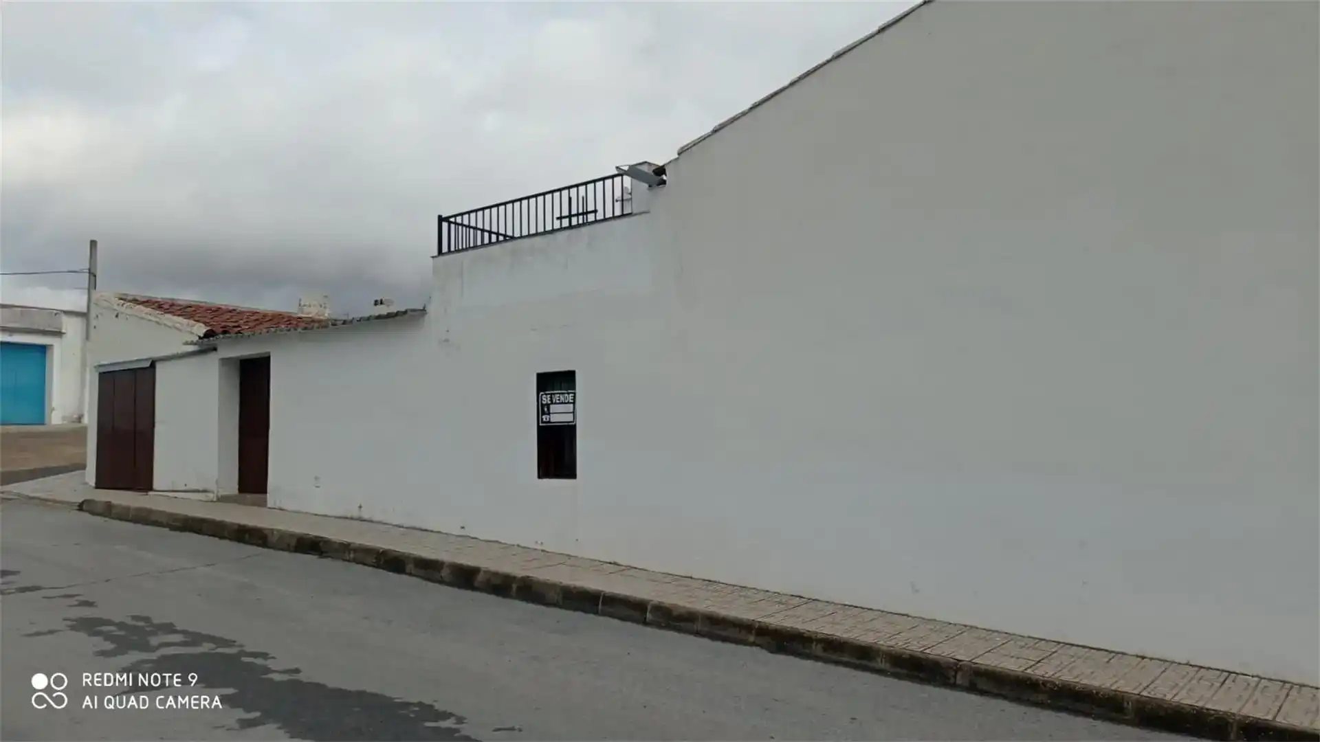 Vista exterior de Casa adosada en venda en Ahillones amb Traster, Moblat i Forn