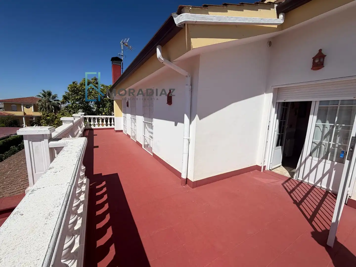 Terrace of Detached homes for sale in Villanueva de la Serena  with Air Conditioner, Heating and Private garden