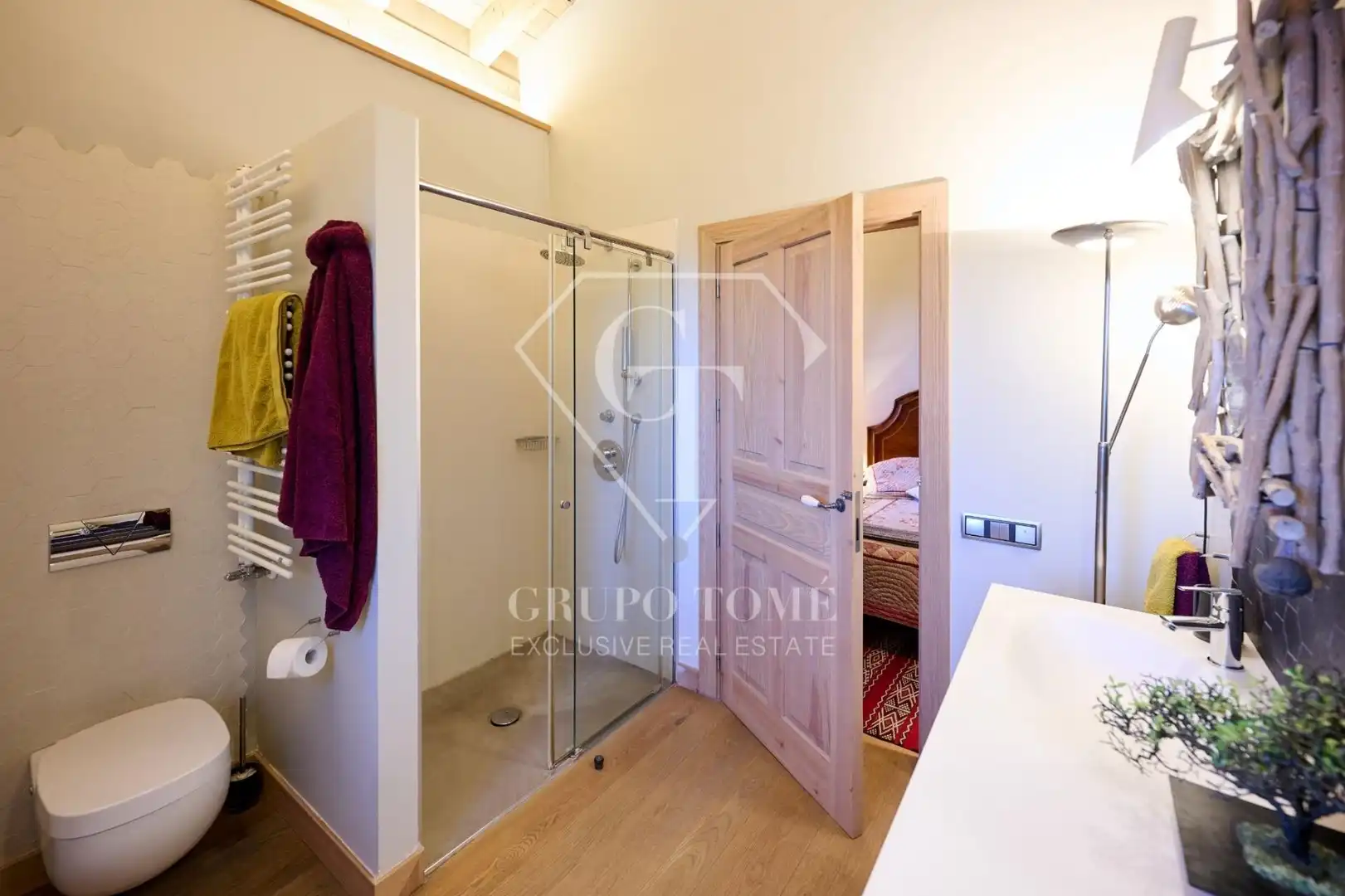 Baño de Casa o chalet en venta en Ayegui / Aiegi con Aire acondicionado, Calefacción y Jardín privado