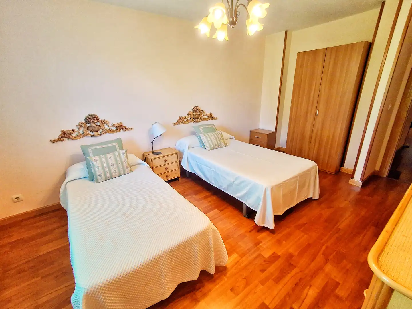 Bedroom of Houses for sale in Vadocondes  with Heating, Private garden and Parquet flooring