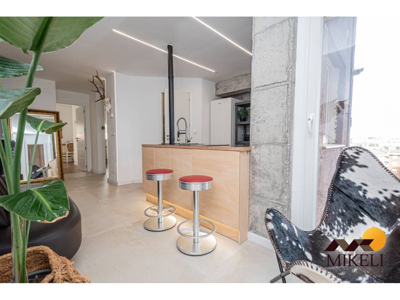 Kitchen of Flat for sale in Santander  with Heating, Storage room and Furnished