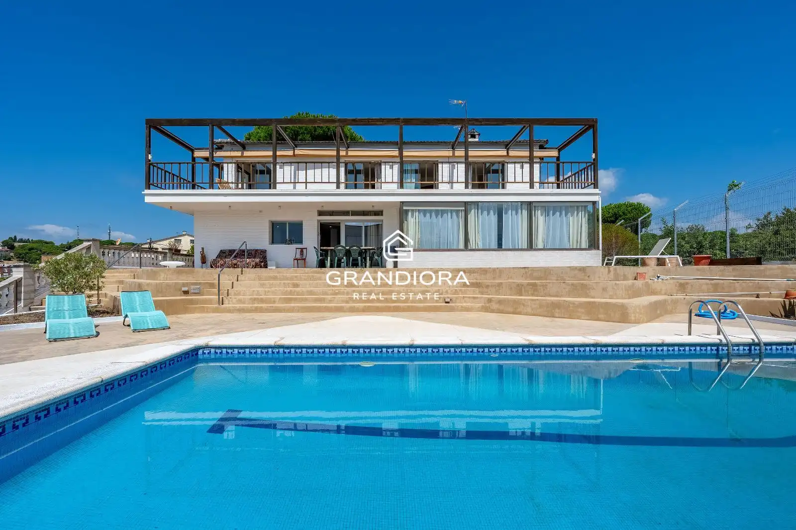 Piscina de Casa o xalet de lloguer en Caldes d'Estrac amb Piscina i Moblat